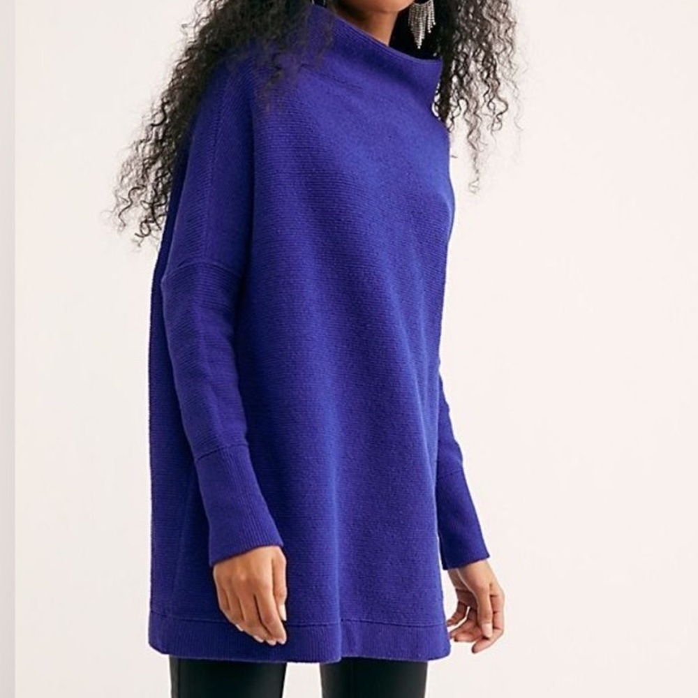 Free People Ottoman Sweater Deep Purple